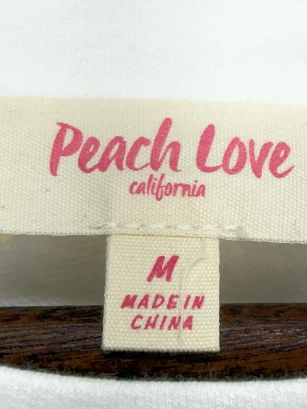 Peach Love California Sz Medium Women’s White Red USA Bow Star Top & Shorts Set